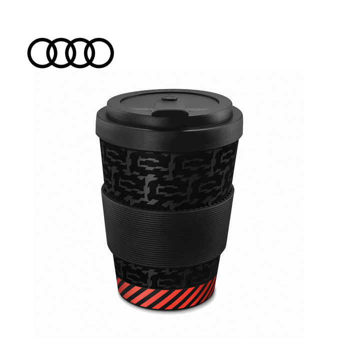 Audi E-tron Drinking Cup, Porcelain, 350ml, Black (3292000800)