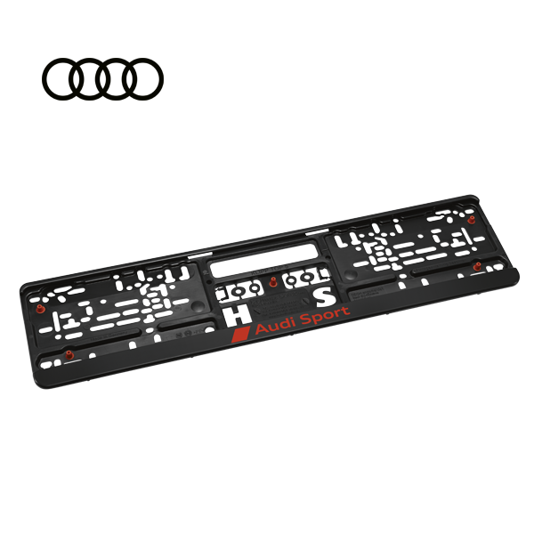 Audi Sport Number Plate Holder