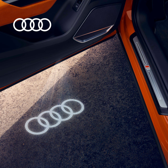 Audi Entry LED light "Audi Rings" logo
