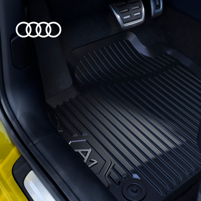Audi A1 All Weather Floor Mats (Front 82C061501 041/ Rear 82A061511 041)