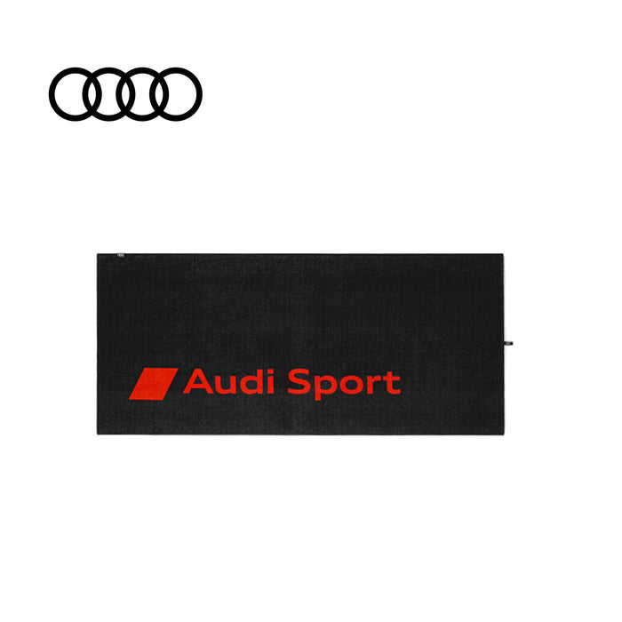 Audi Sport beach towel, dark grey/red, 80x180cm (3132002500)