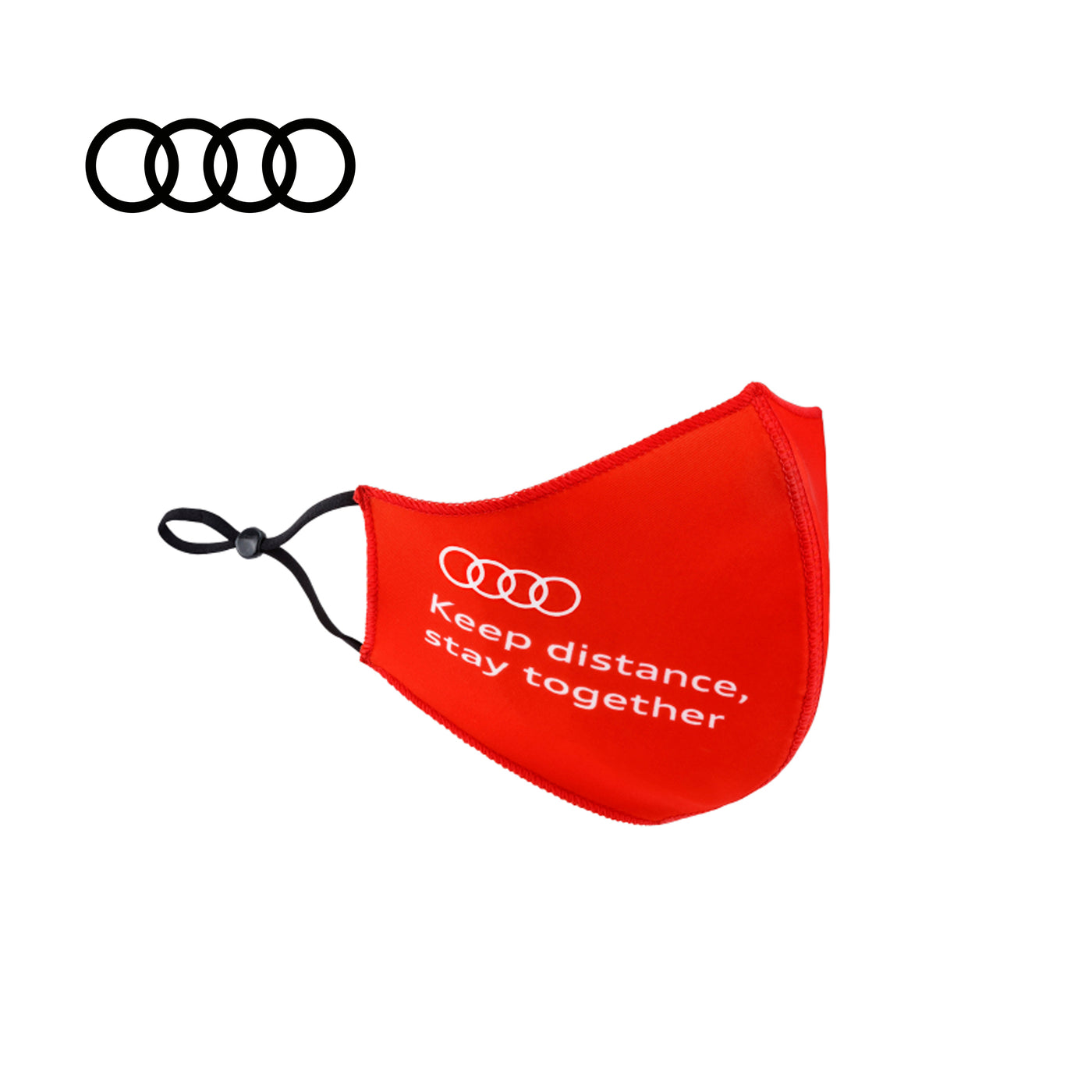 Audi mouth-nose-mask, red/grey (3132003000) — Audi Flagship Store