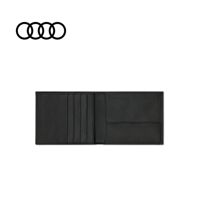Audi wallet leather, Mens, black (3152100900)