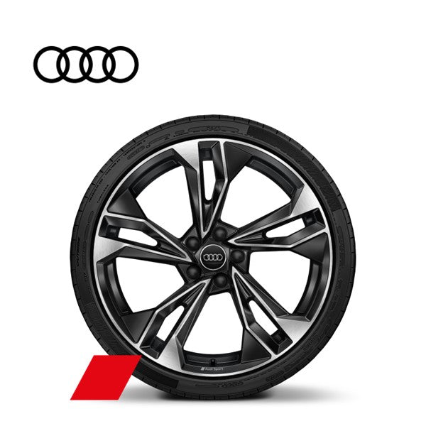 [Pre-Order] Audi Sport A5 20" Rims, 5-twin-spoke polygon