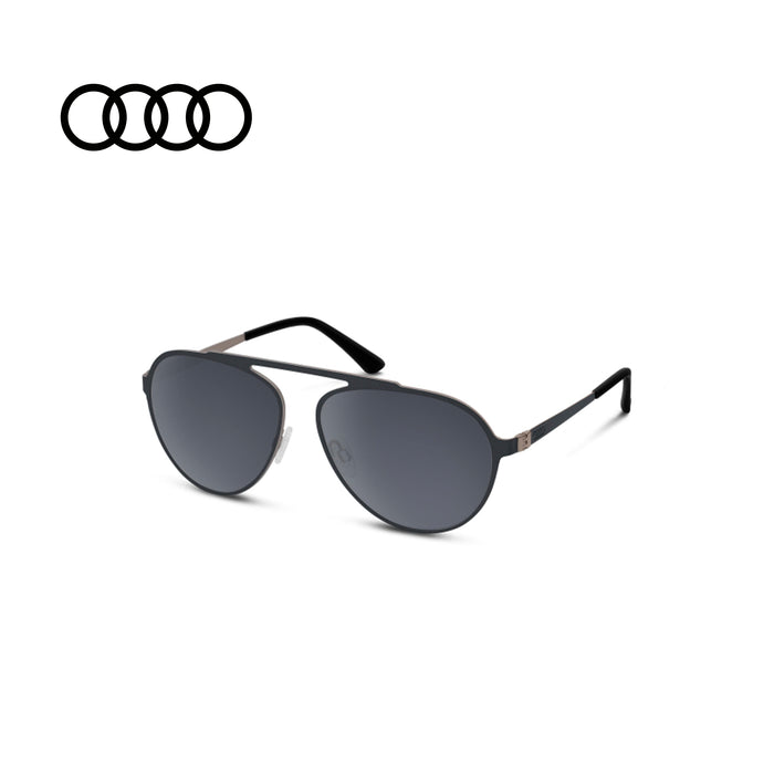 Audi sunglasses, Aviator, dark grey/sand