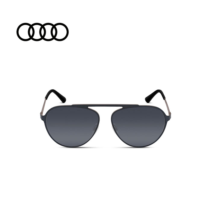 Audi sunglasses, Aviator, dark grey/sand