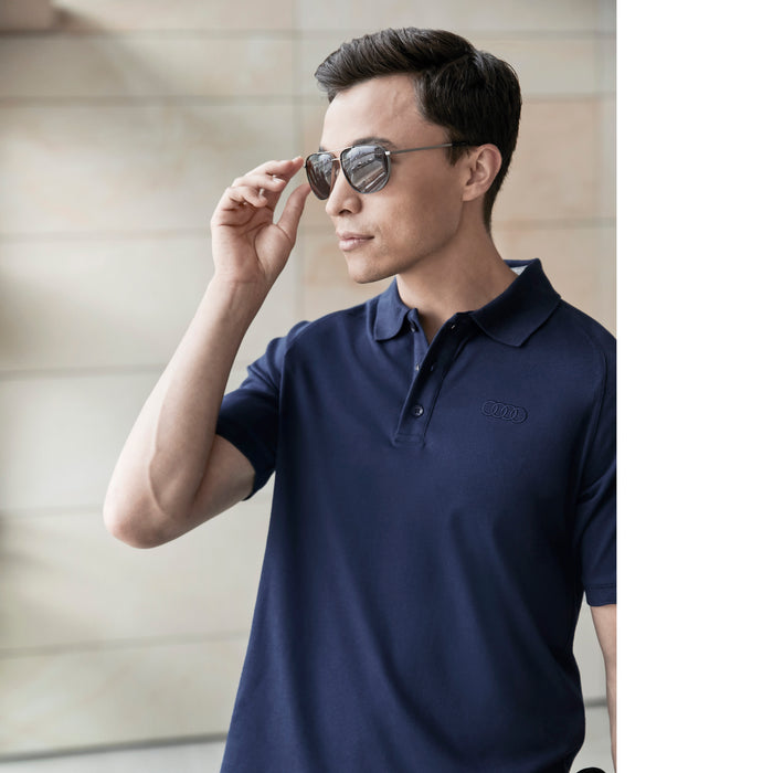 Audi Mens Polo Shirt, Navy