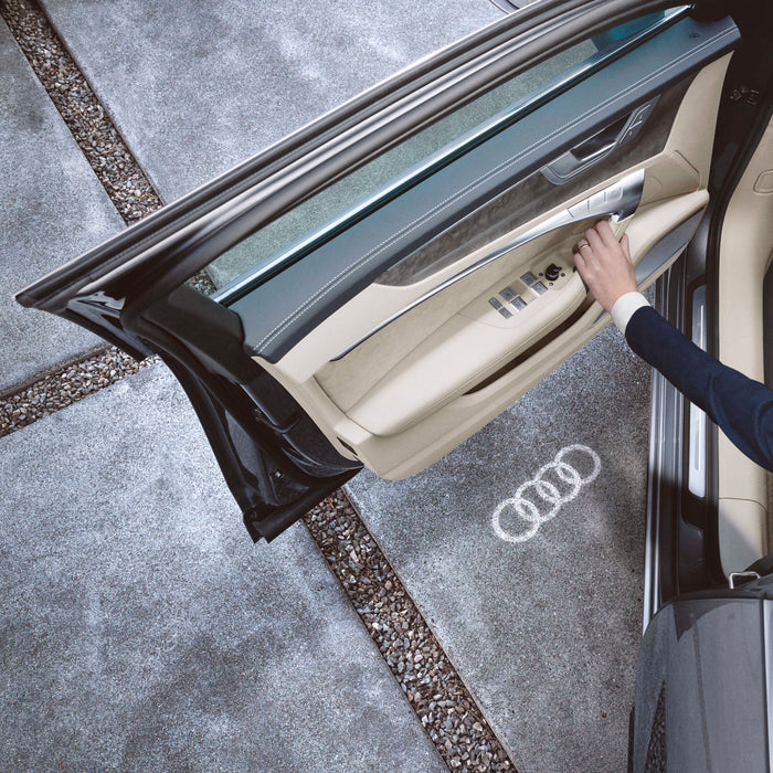 Audi 4G0052133G Entrée LED Origine Anneaux Inscription Logo Porte  Éclairage 4 g0052133g