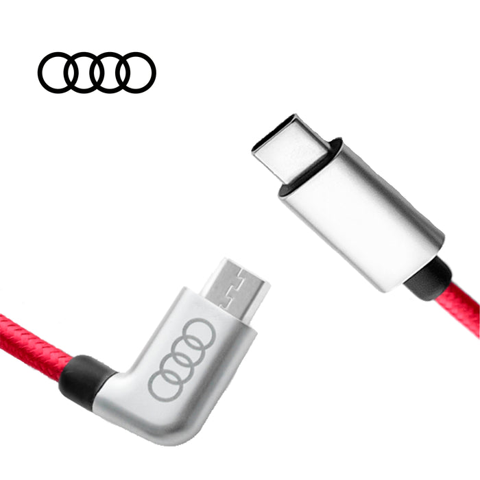 Audi USB Type-C Charging Cable, Micro USB (8S0051435J, 8S0051435K, 8S0051435L)