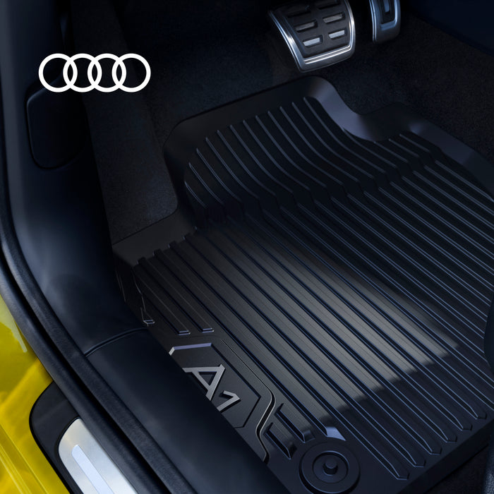 Audi A1 All Weather Floor Mats (Front 82C061501  041/ Rear 82A061511  041)