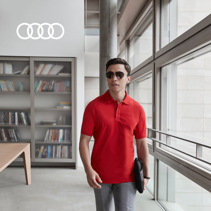 Audi Polo Shirt, Red