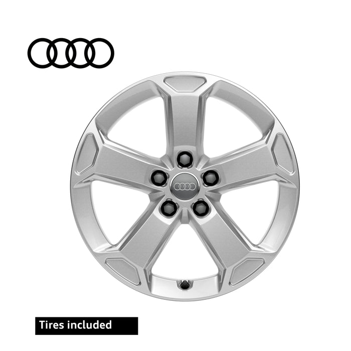 Audi Q2 (GA) 17 inch rims, 5 spoke Latus design WITH TIRES